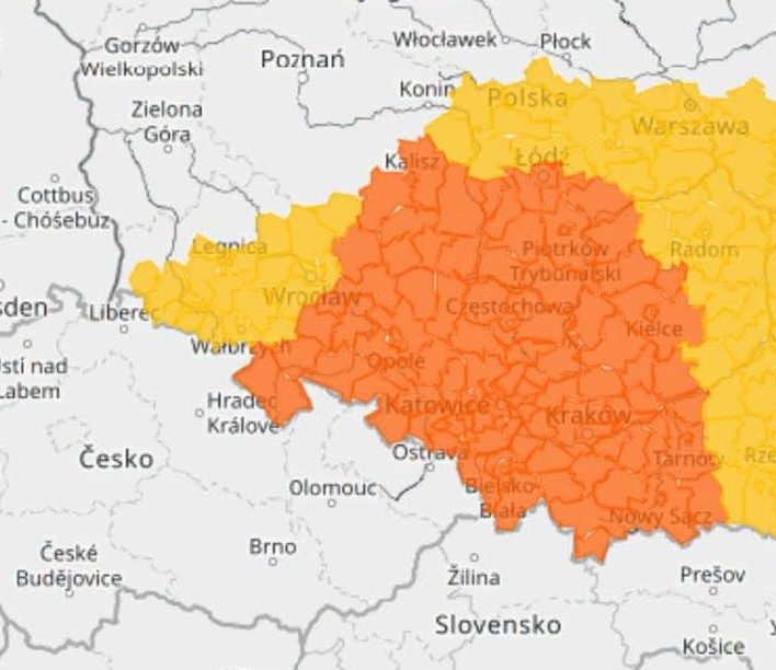 Burze uderzą w Dolny Śląsk 19 lipca - Paragraf